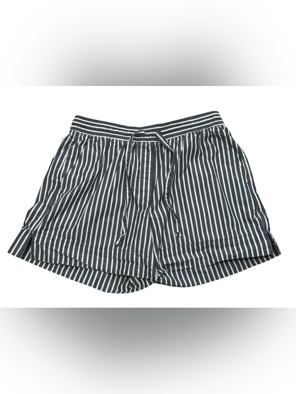 Banana Republic Cotton Stripe Drawstring Shorts